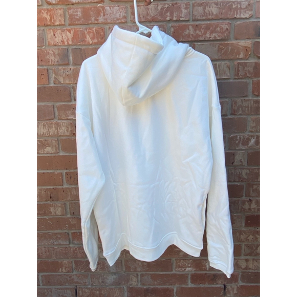 It’s Juliet white oversized hooded sweatshirt - Picture 2 of 5